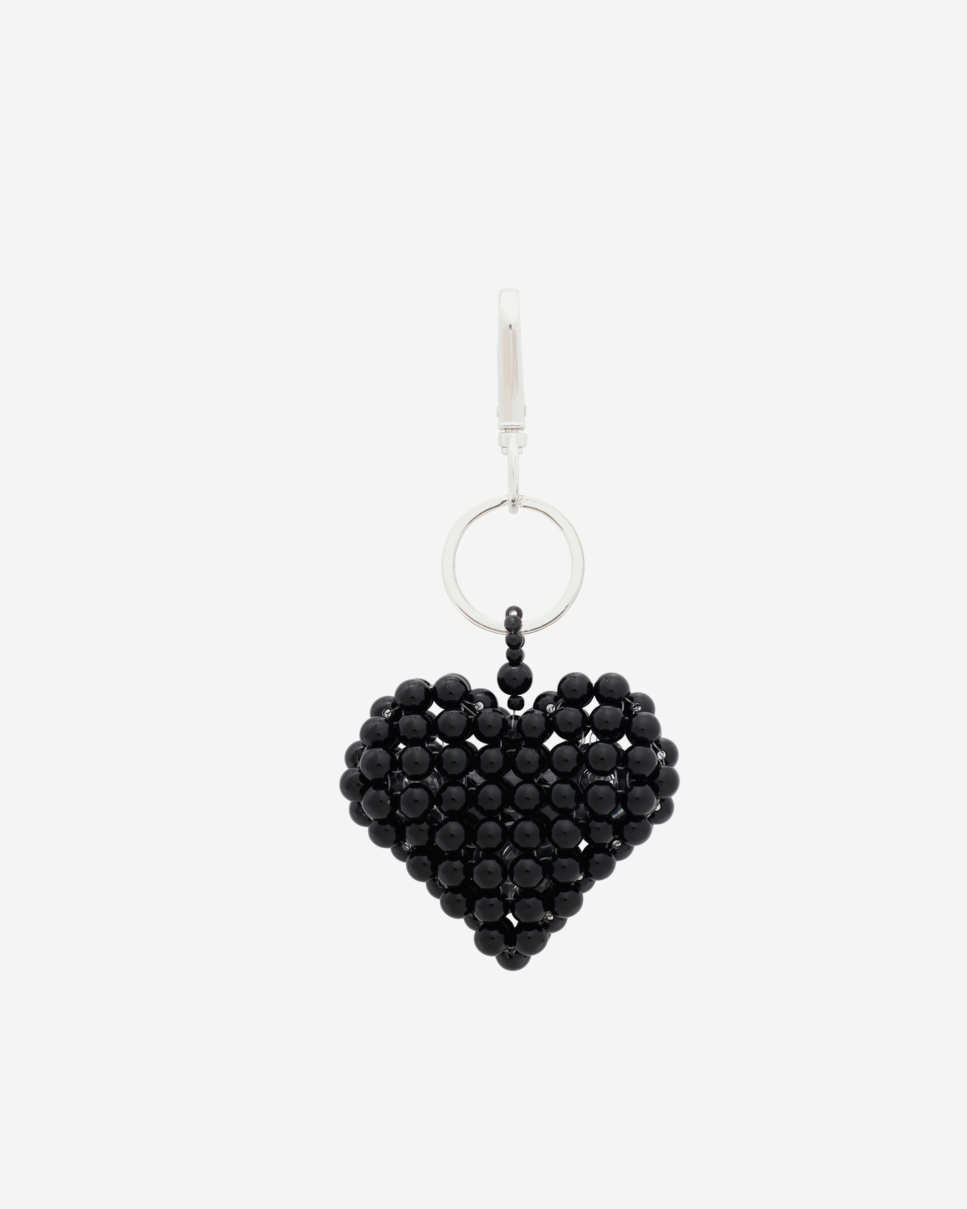 Black heart bag jewel