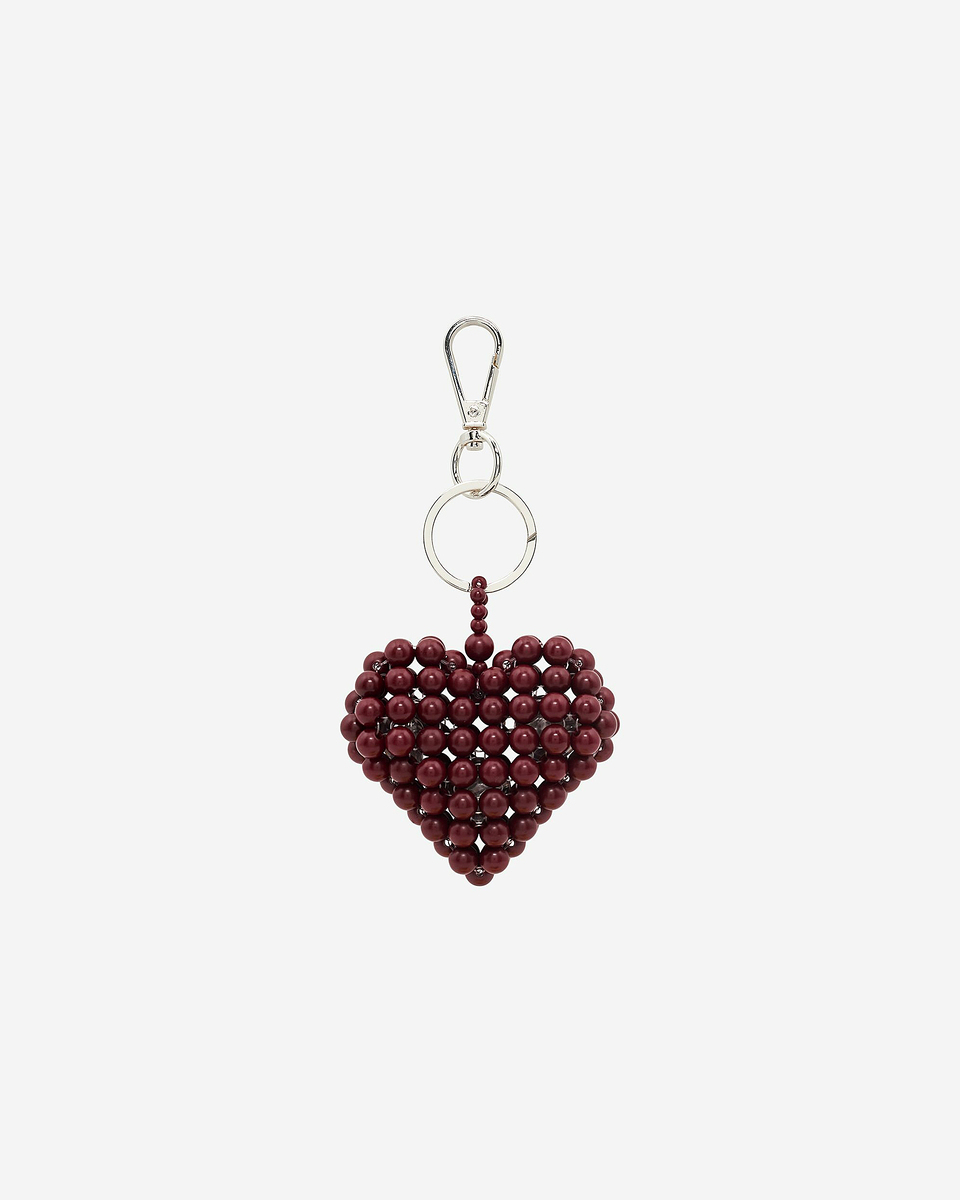 Bordeaux heart bag jewel