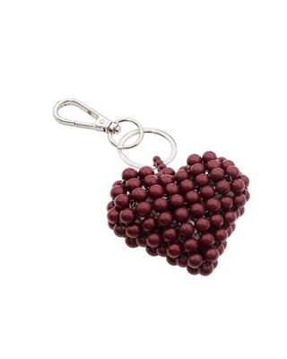 Bordeaux heart bag jewel