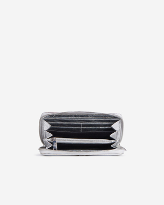 Silver leather Blason wallet