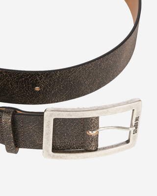 Brown leather belt