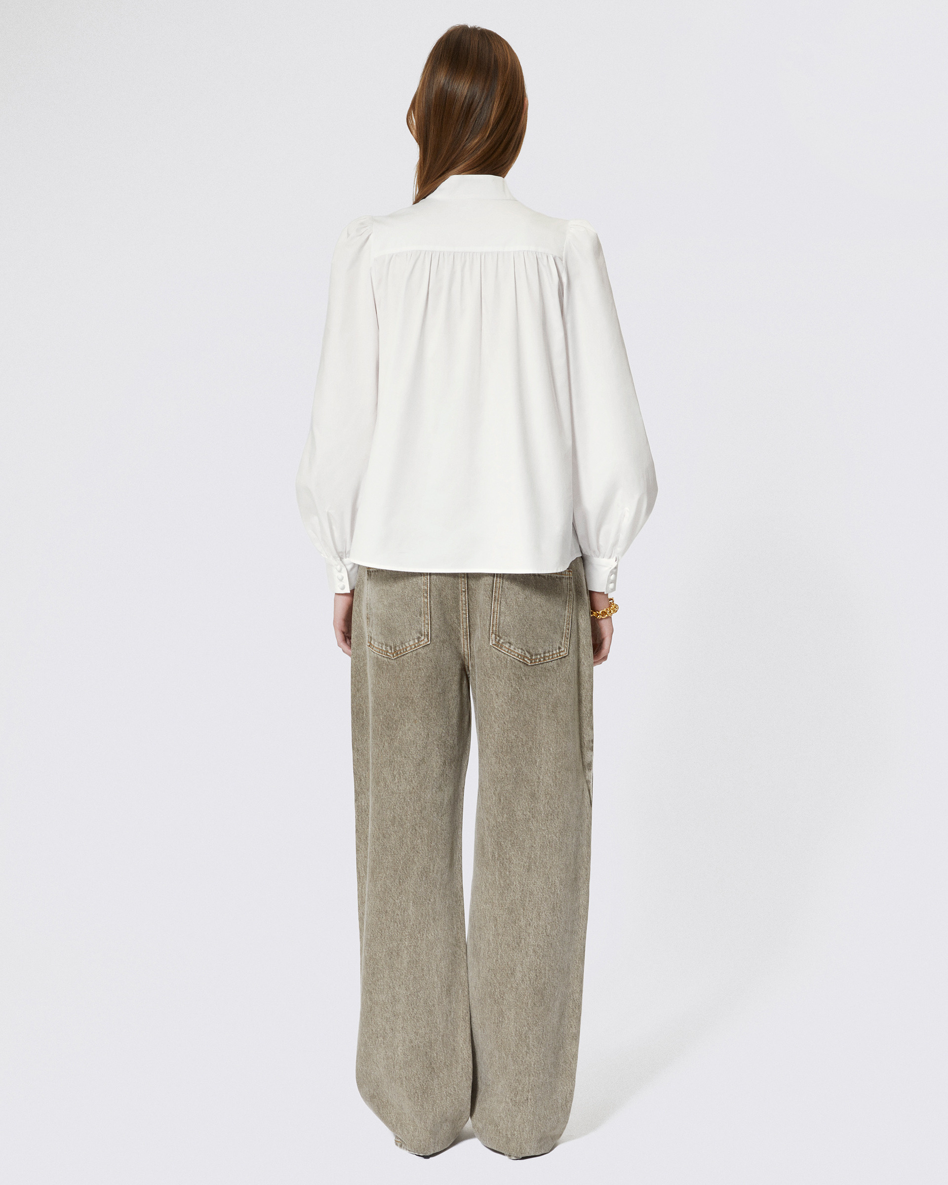 White cotton shirt