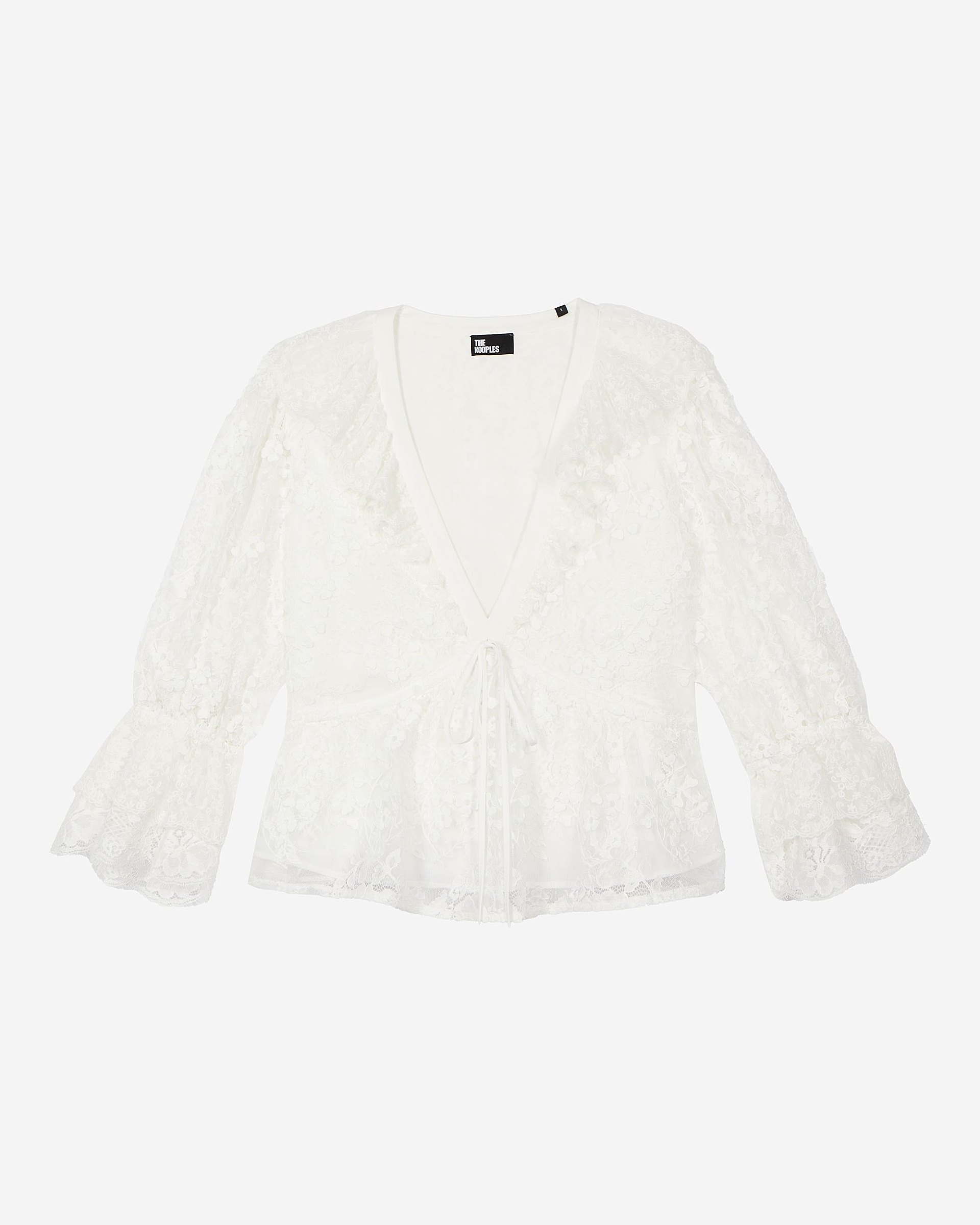 Ecru lace top
