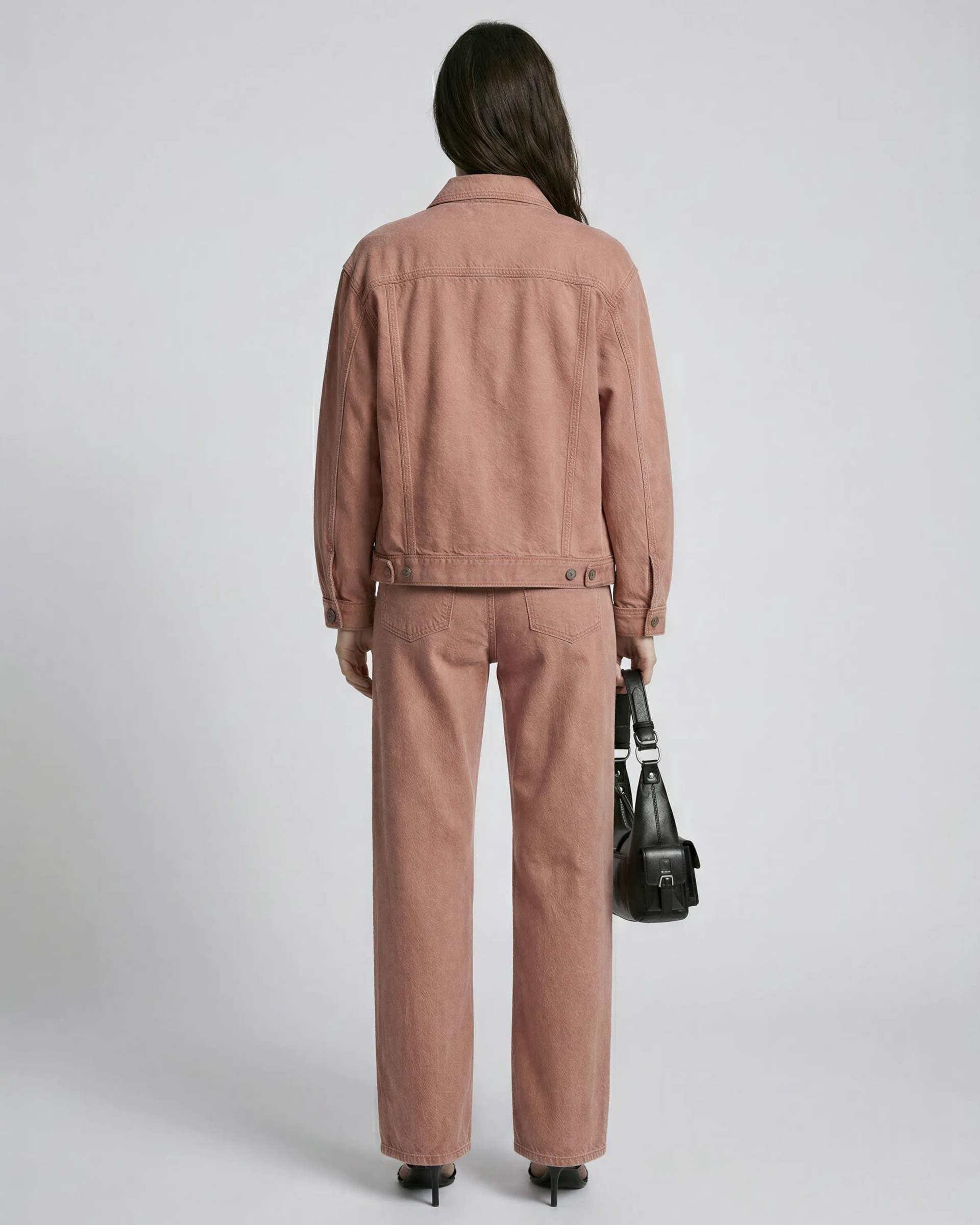 Pink boyfriend jeans
