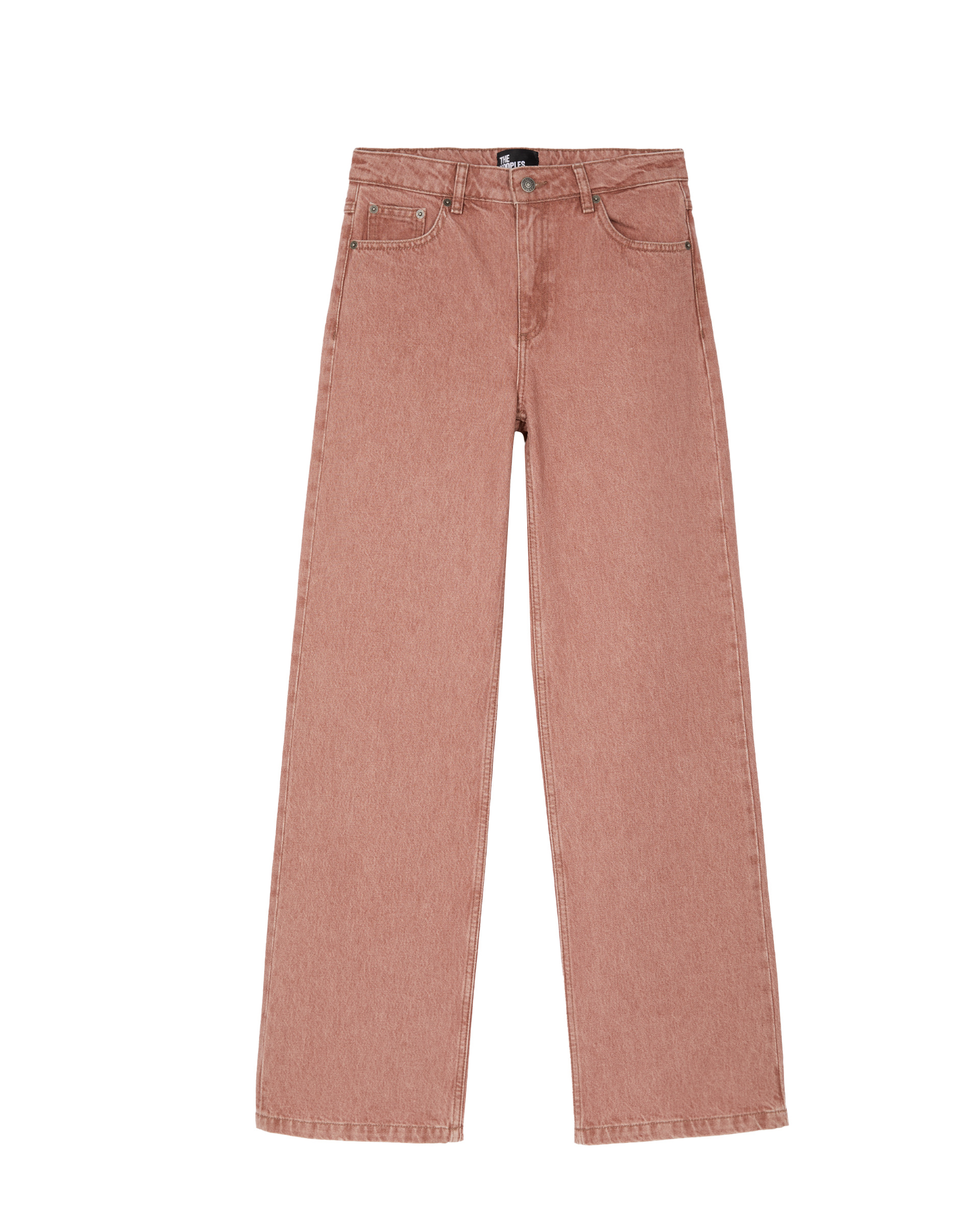 Pink boyfriend jeans