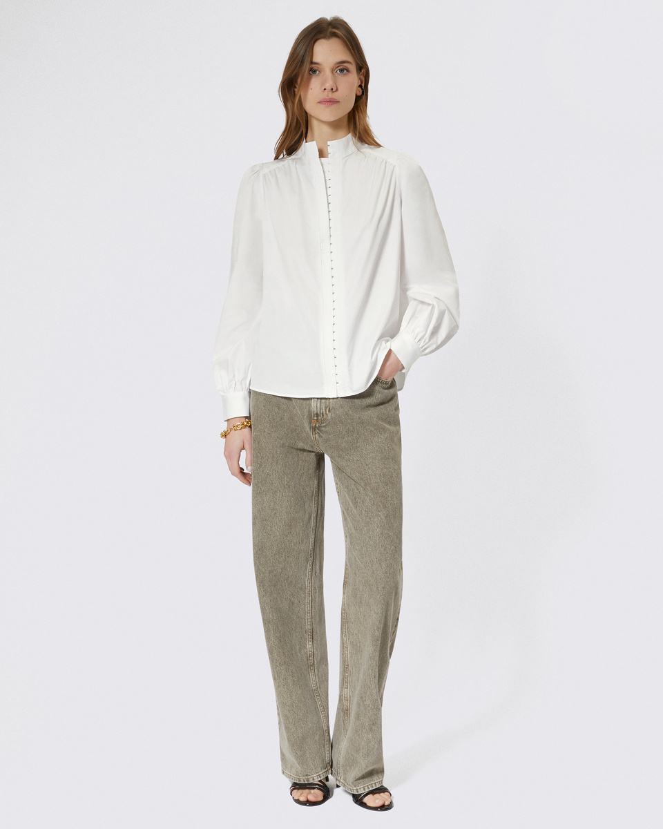 White cotton shirt