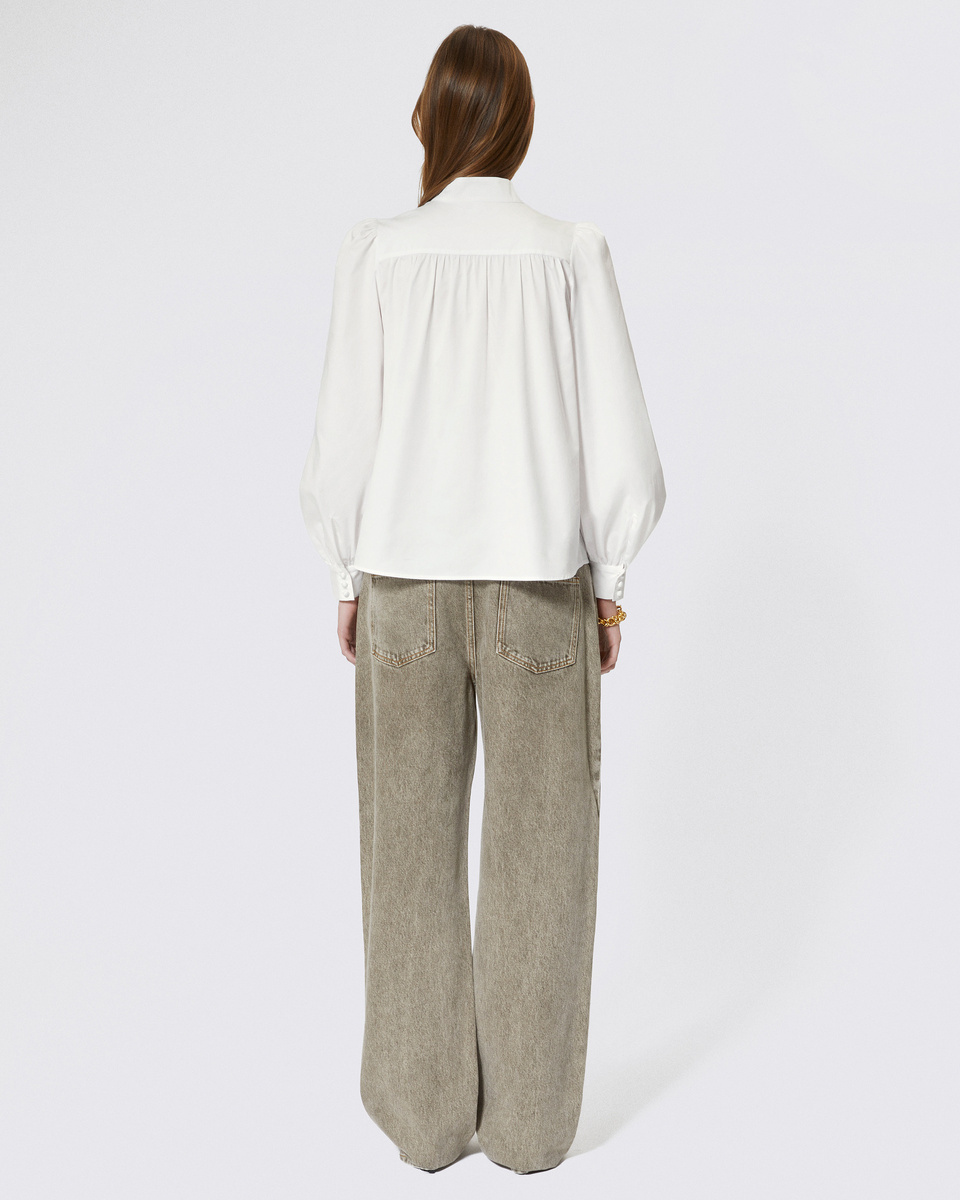 White cotton shirt