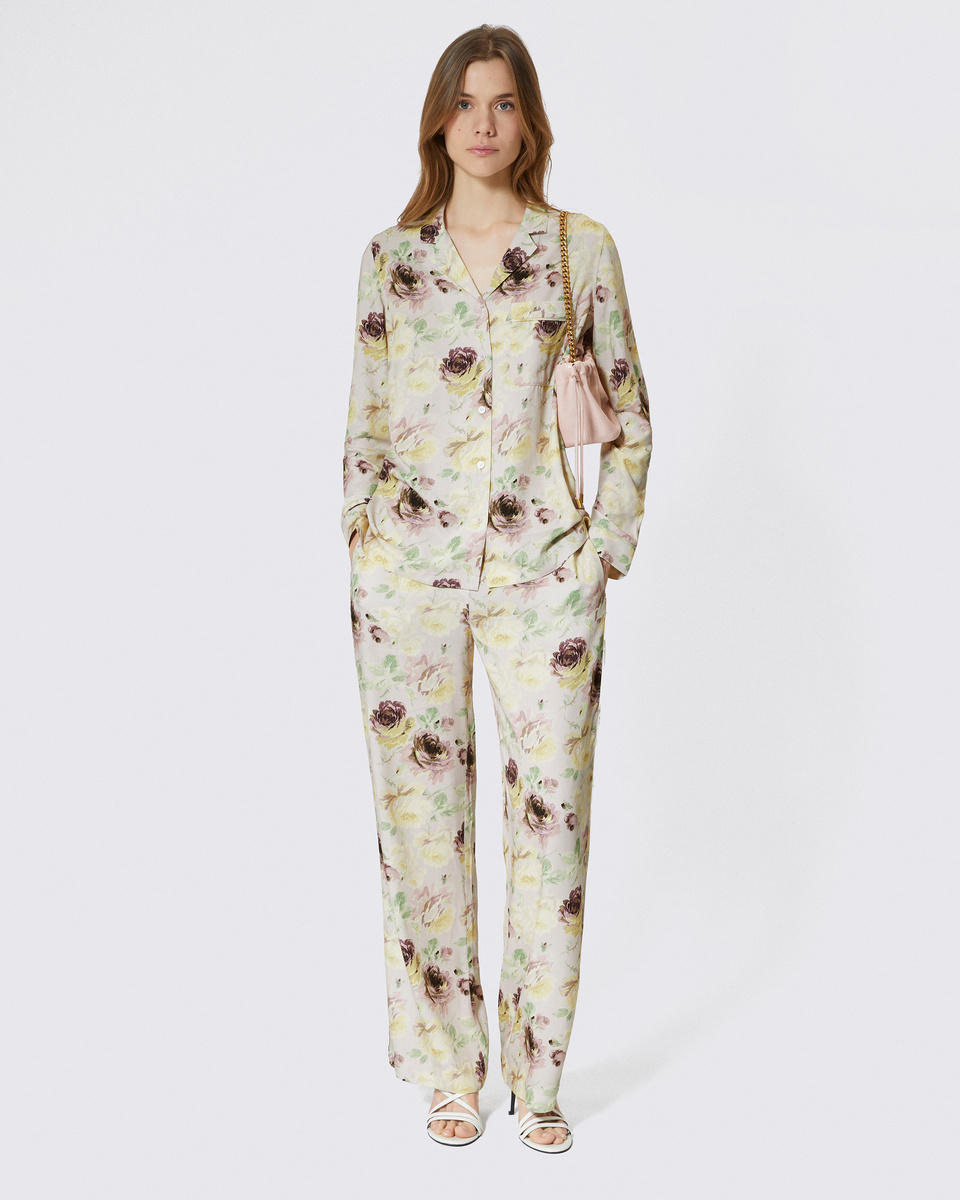 Floral print shirt