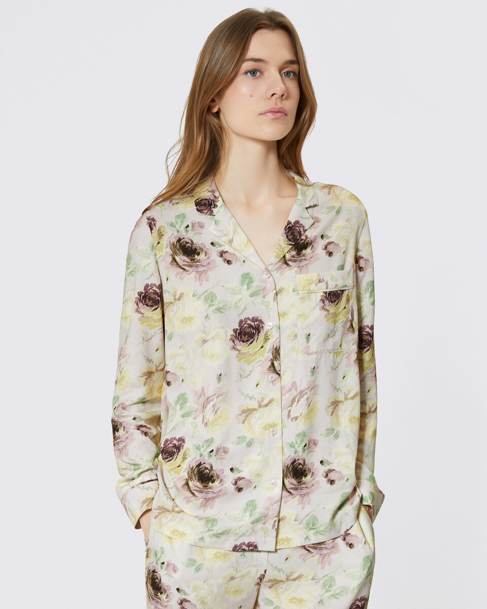 Floral print shirt
