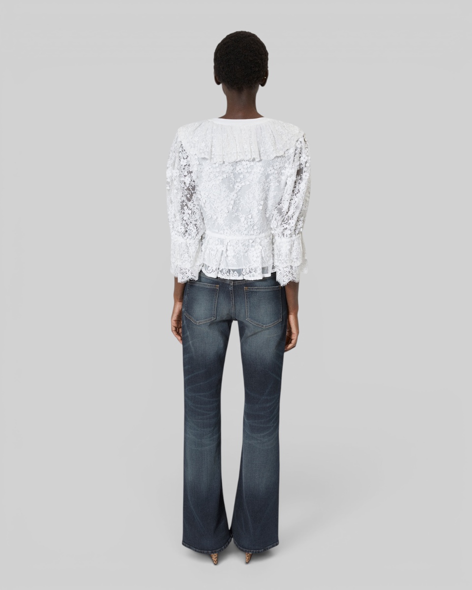 Ecru lace top