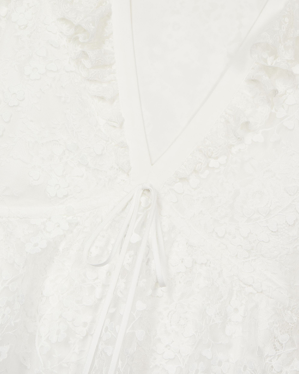 Ecru lace top