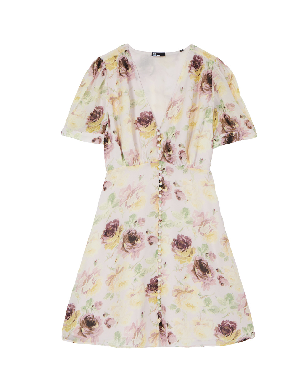 Floral print short dress
