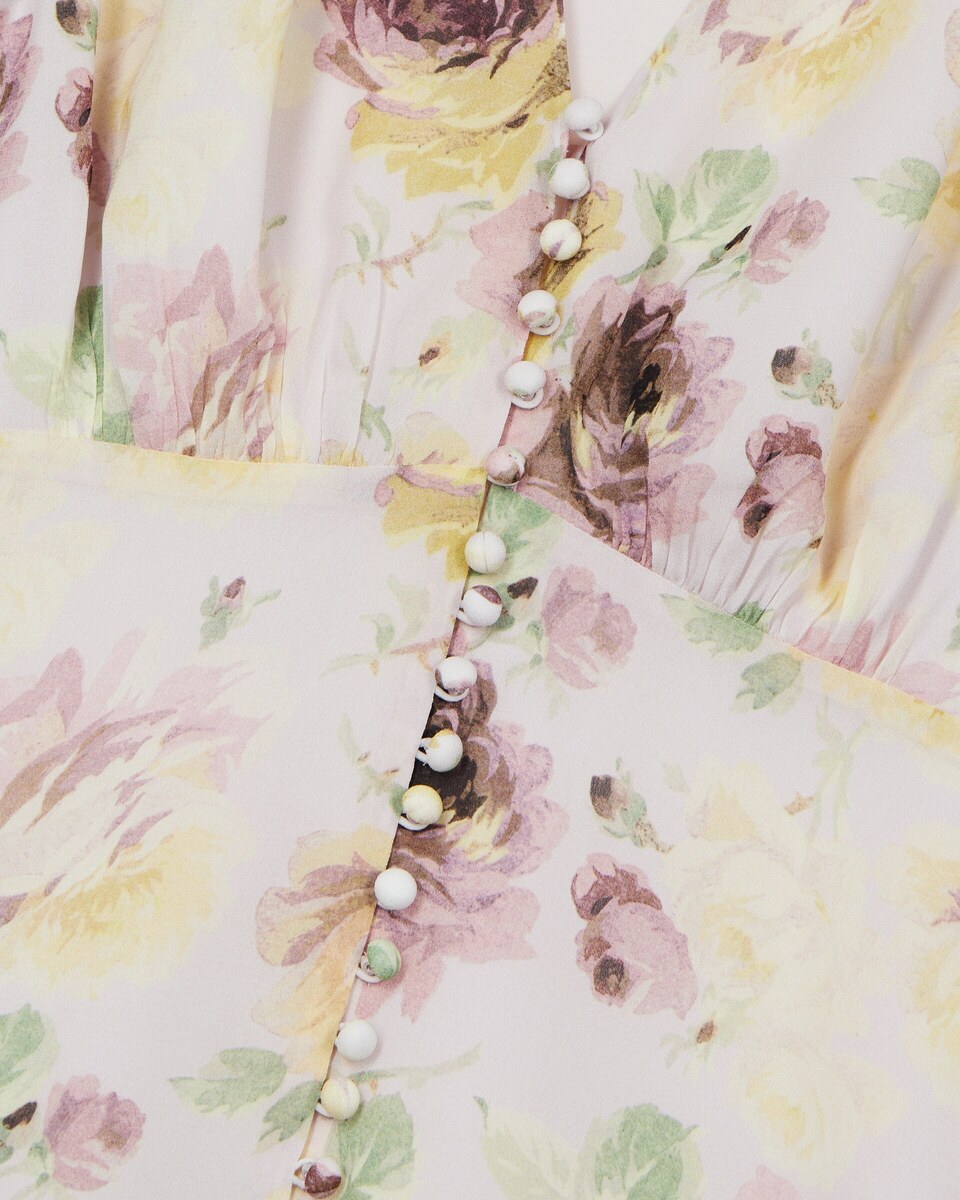 Floral print short dress