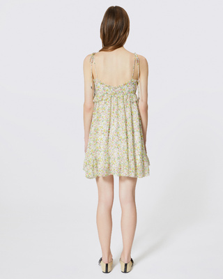 Floral print short dress