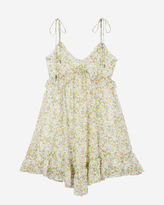 Floral print short dress