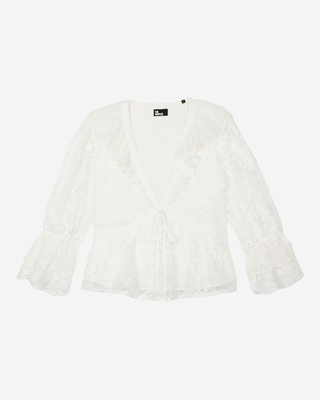 Ecru lace top