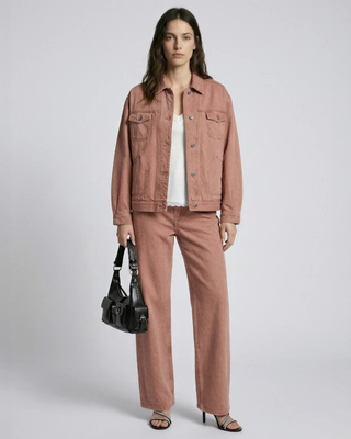 Pink boyfriend jeans