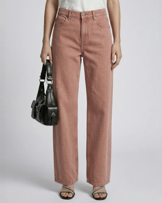 Pink boyfriend jeans