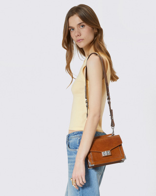 Cotton tank top with yellow coat of arms