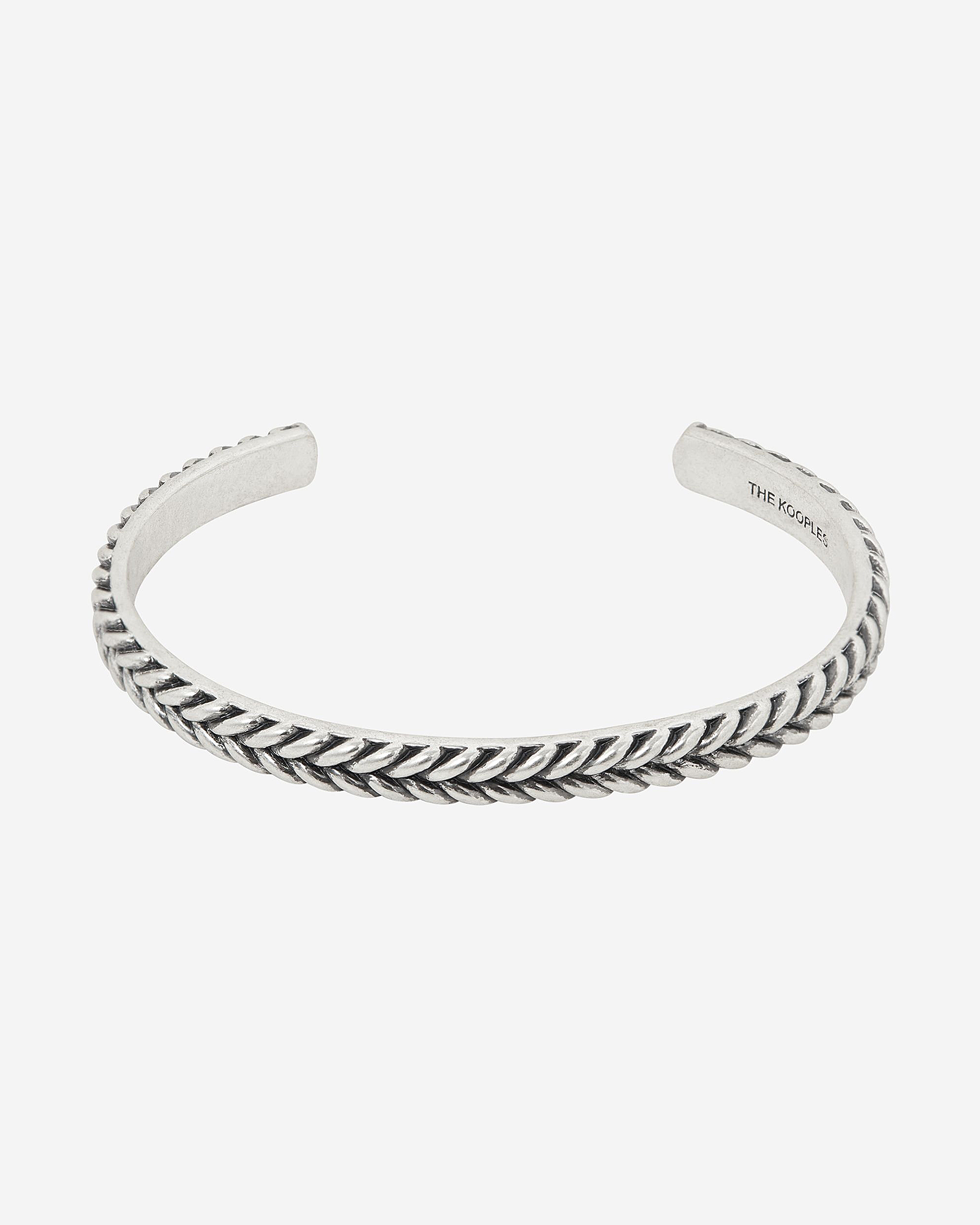 Silver bangle bracelet