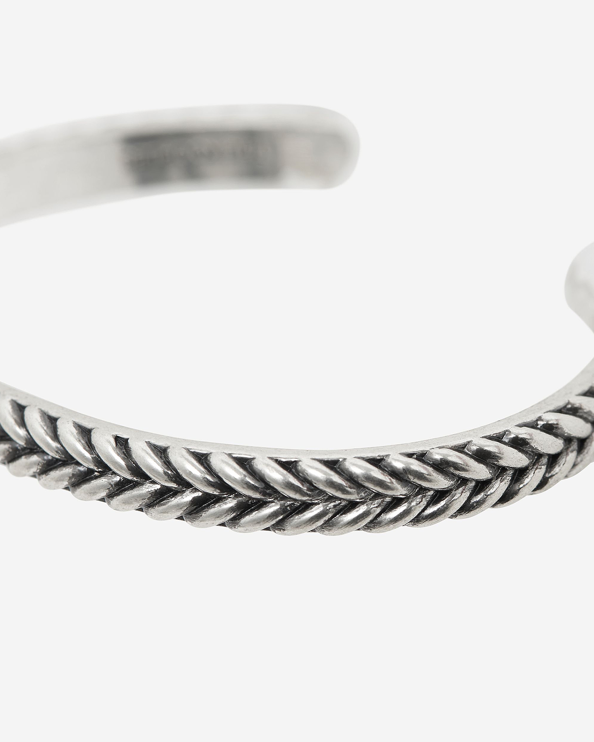 Silver bangle bracelet