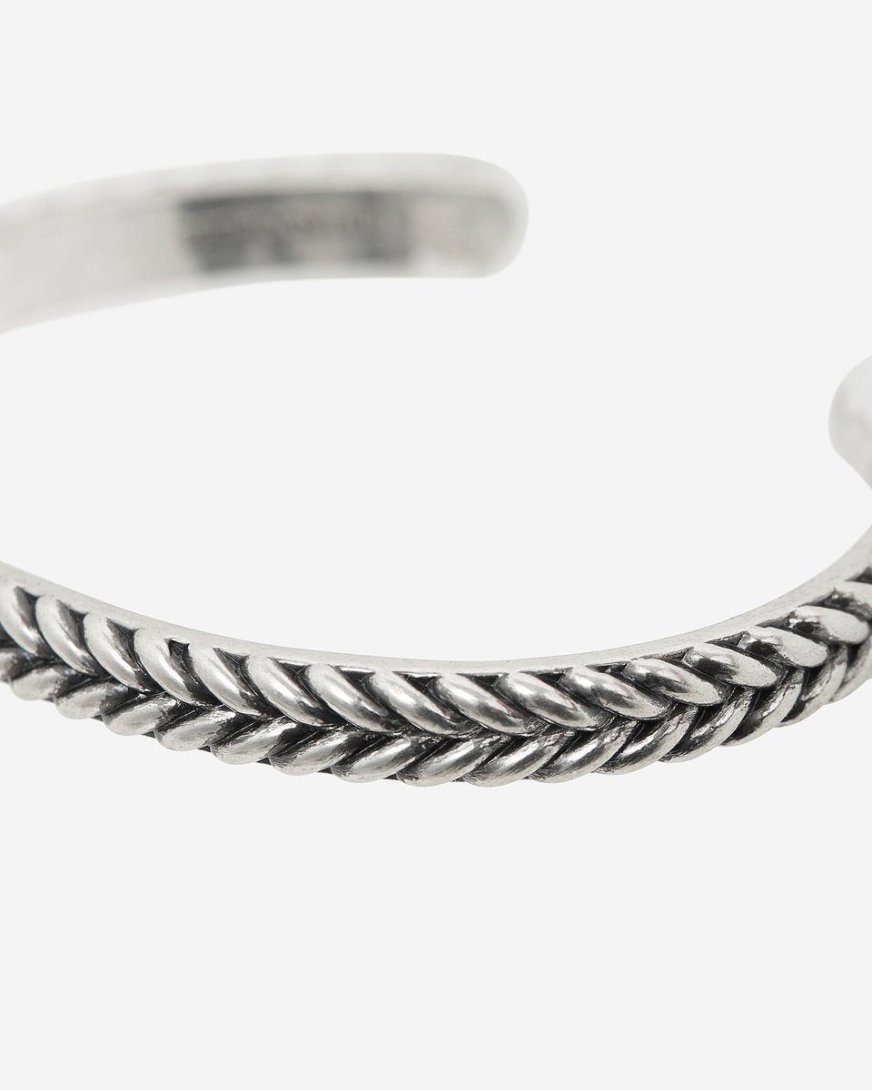 Silver bangle bracelet
