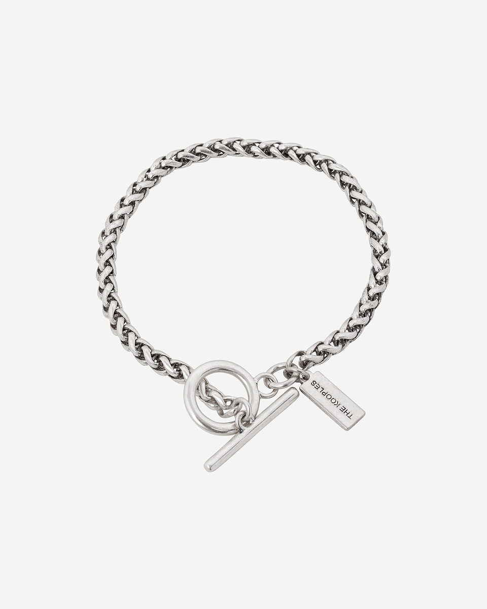 Medium silver chain bracelet