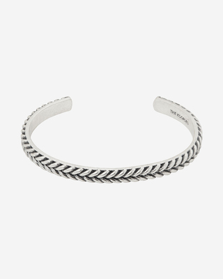 Silver bangle bracelet