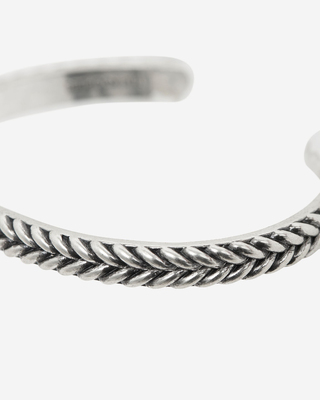 Silver bangle bracelet