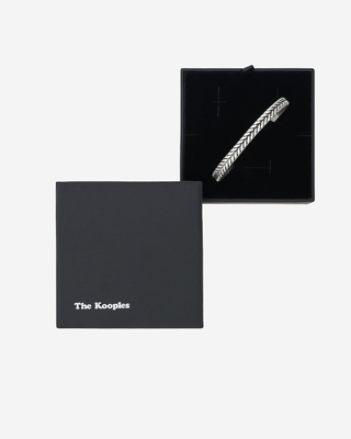 Silver bangle bracelet