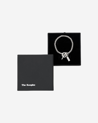 Medium silver chain bracelet