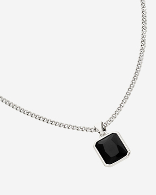 Necklace with silver pendant