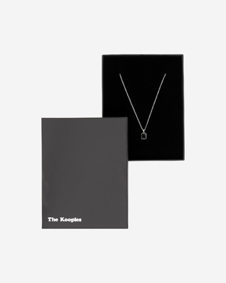 Necklace with silver pendant