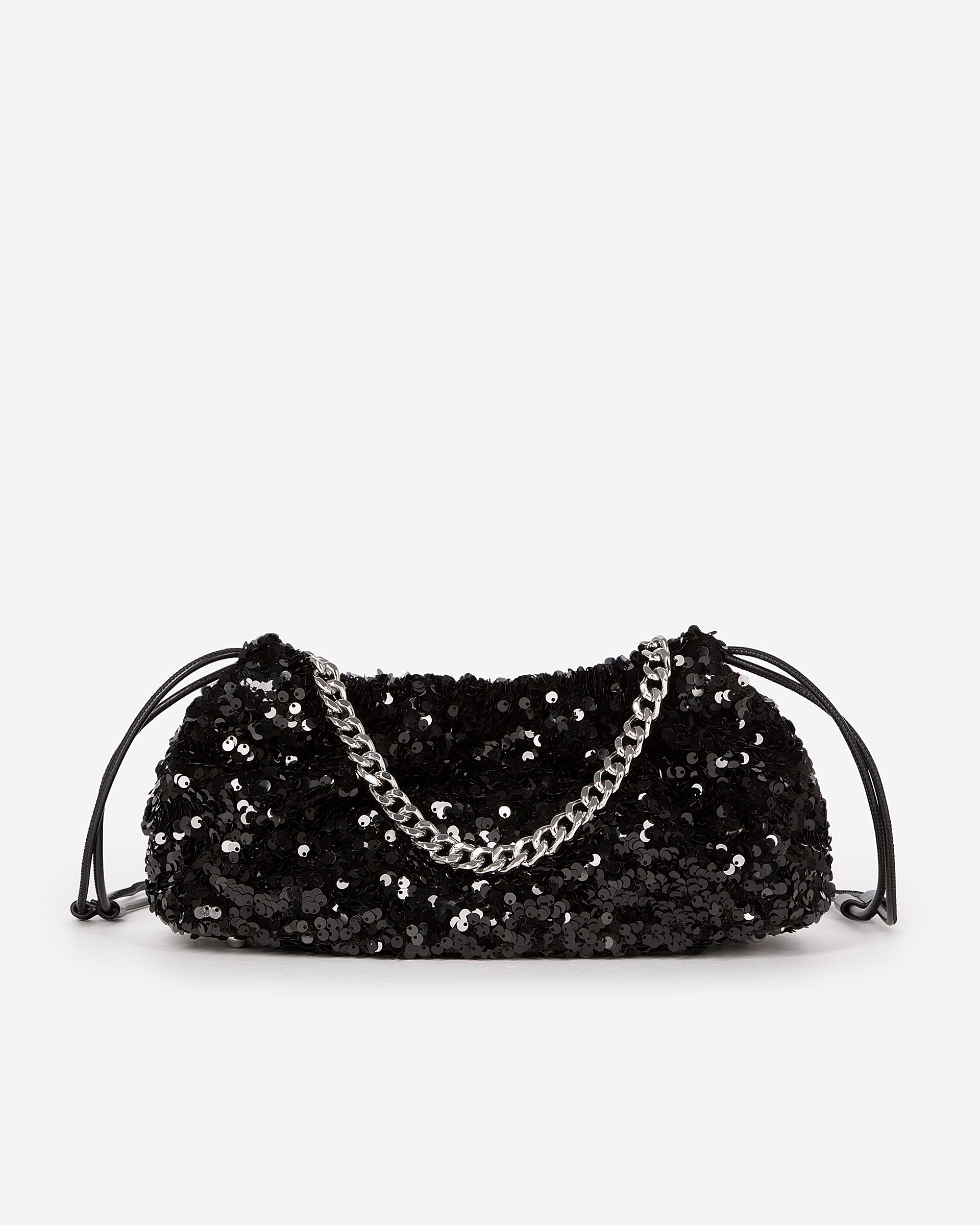 Taylor black sequin bag