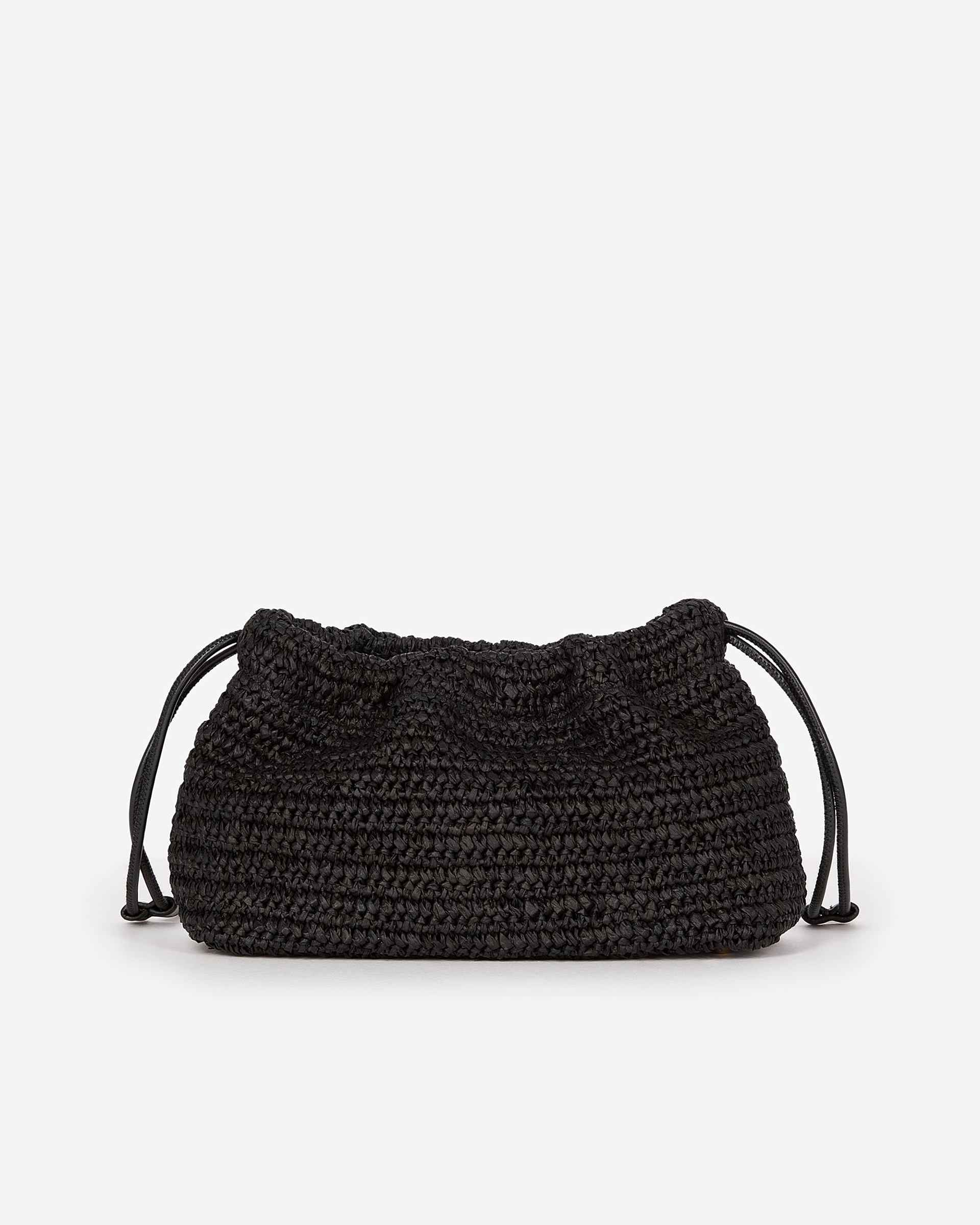 Taylor bag in black raffia