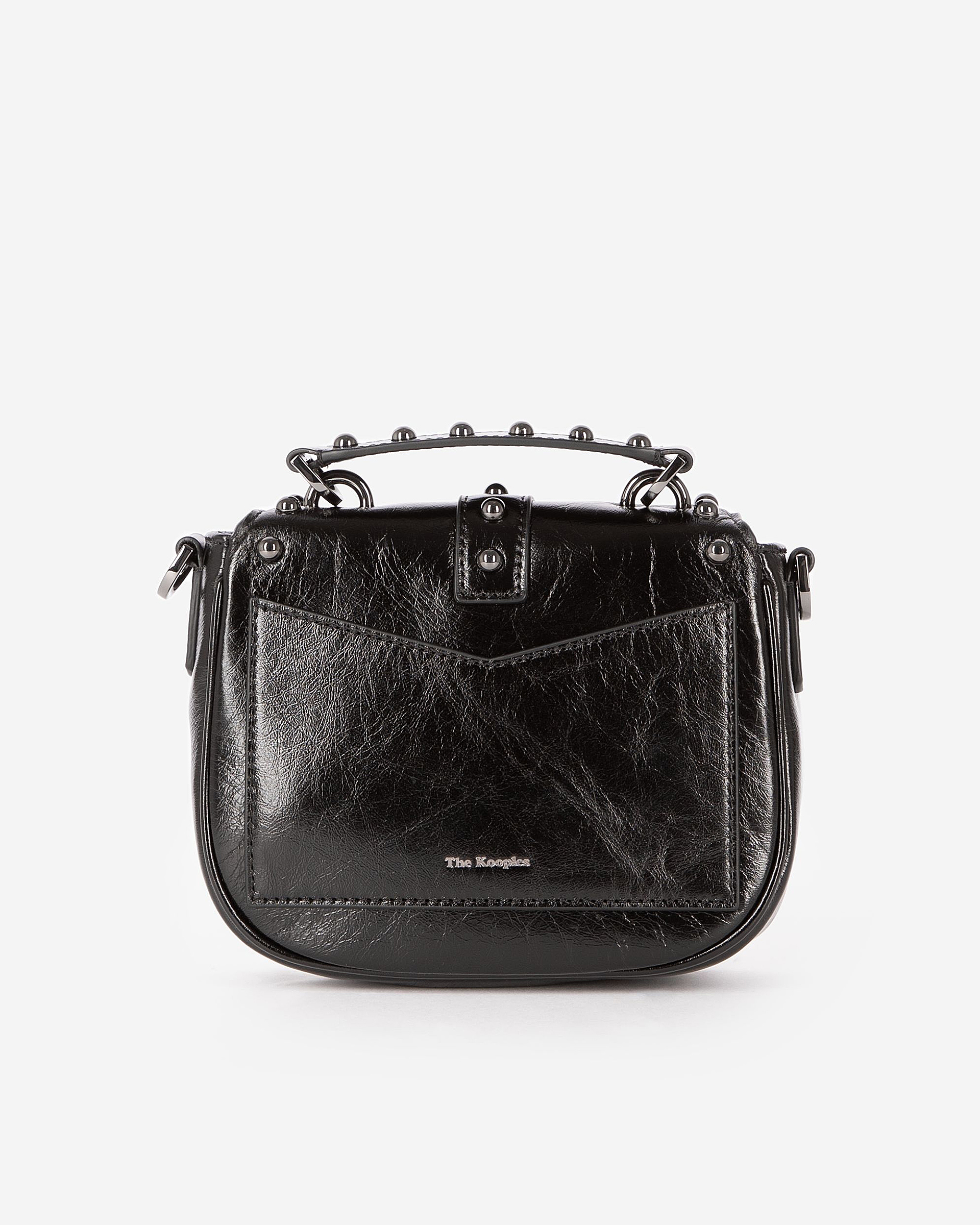 Emily rounded bag with black studs