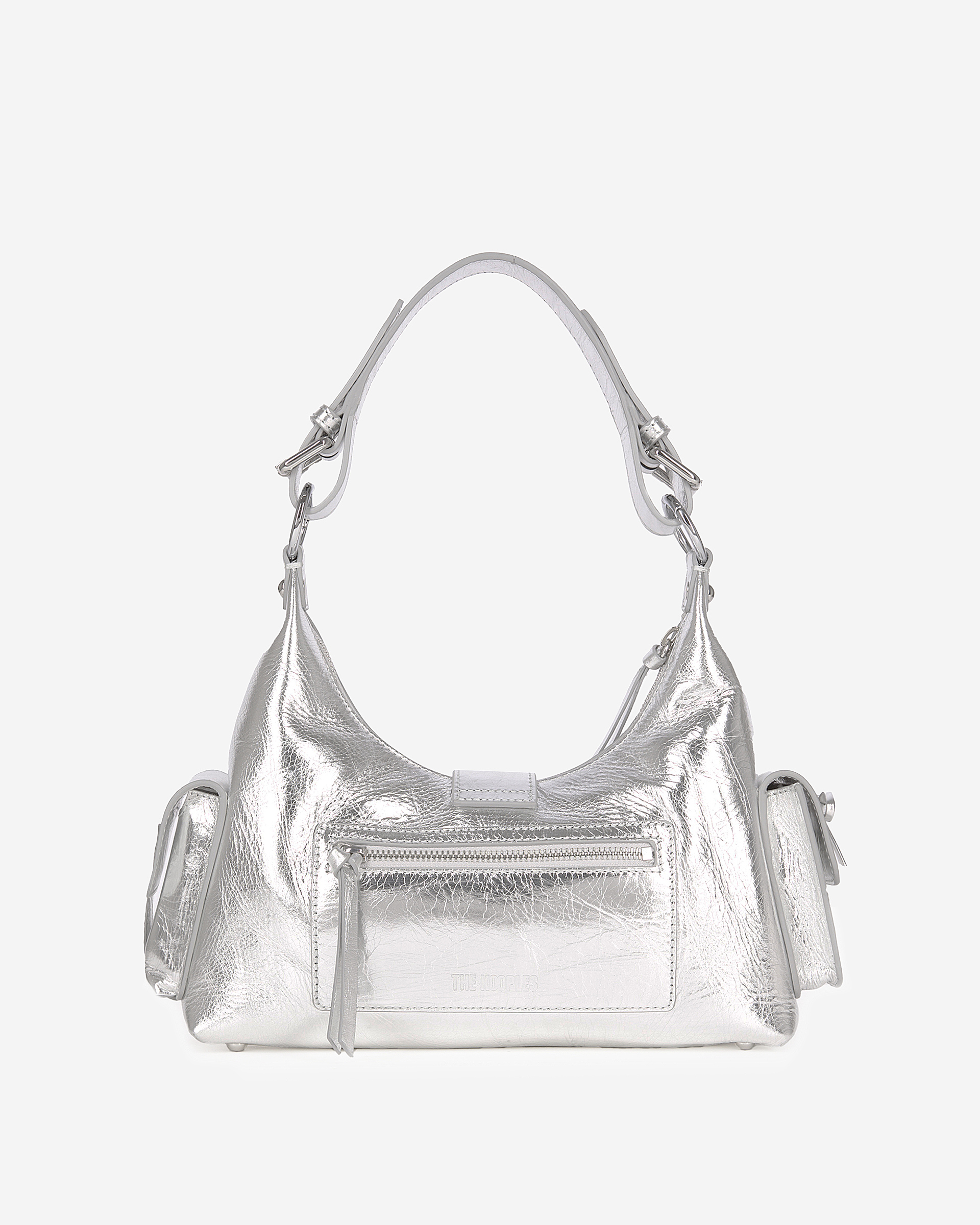 Amelia bag in silver leather