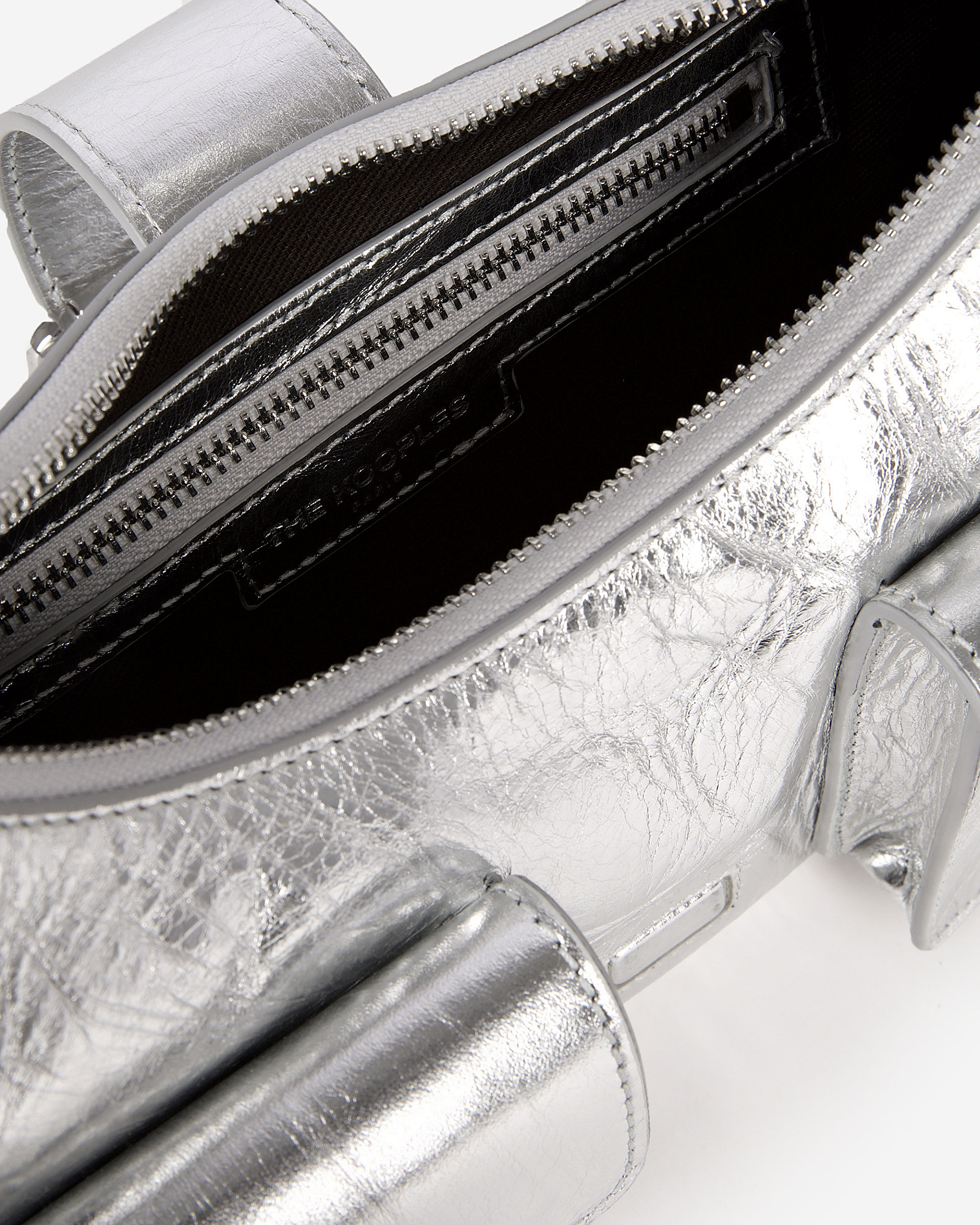 Amelia bag in silver leather