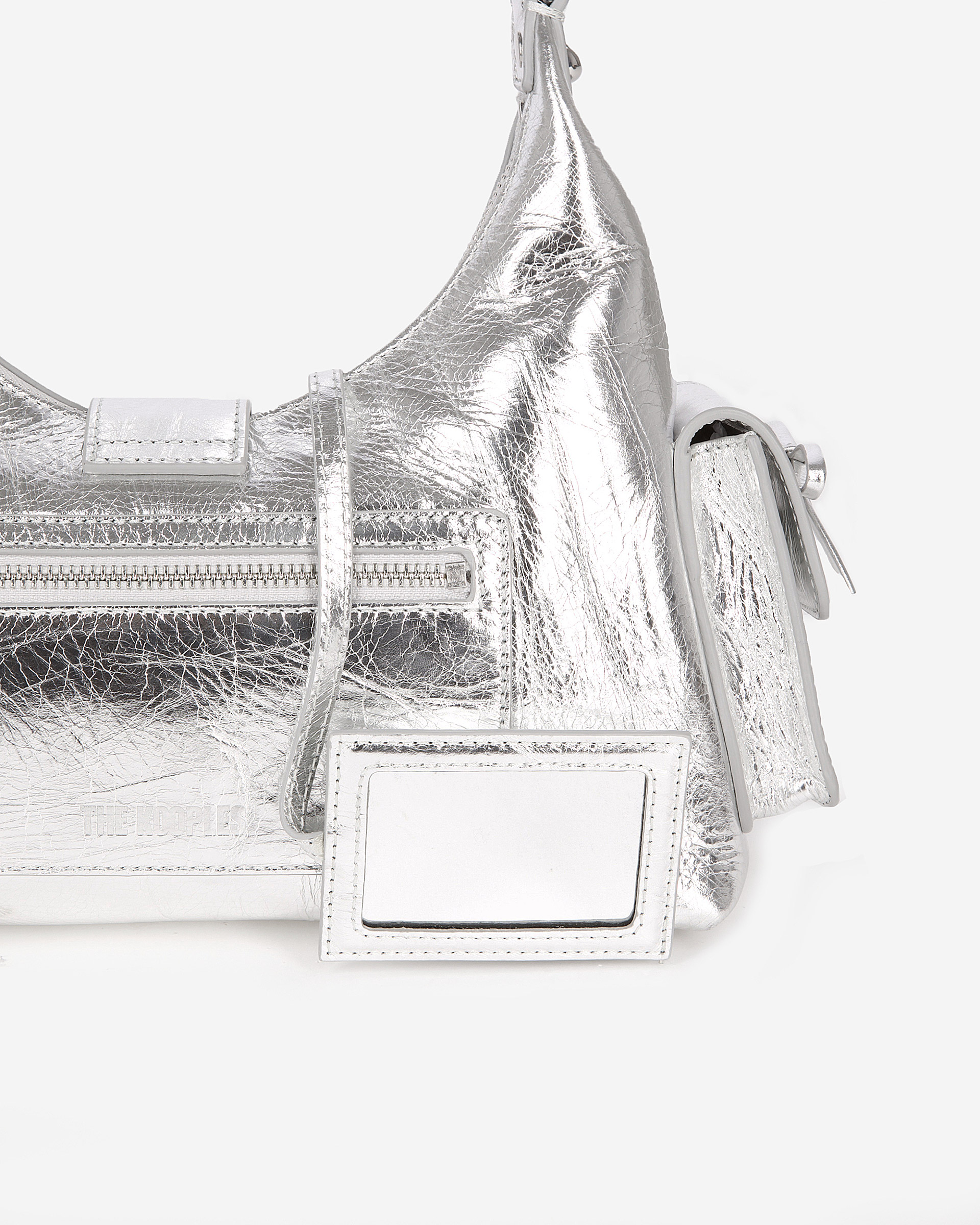 Amelia bag in silver leather