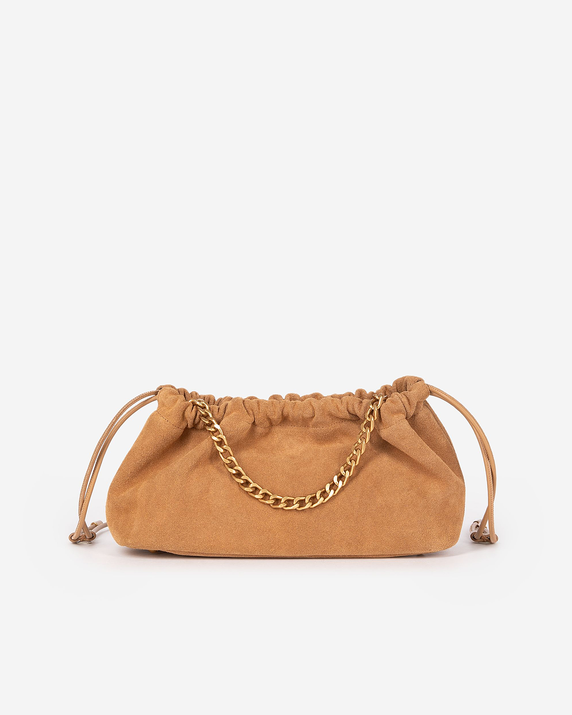 Taylor bag in camel suede