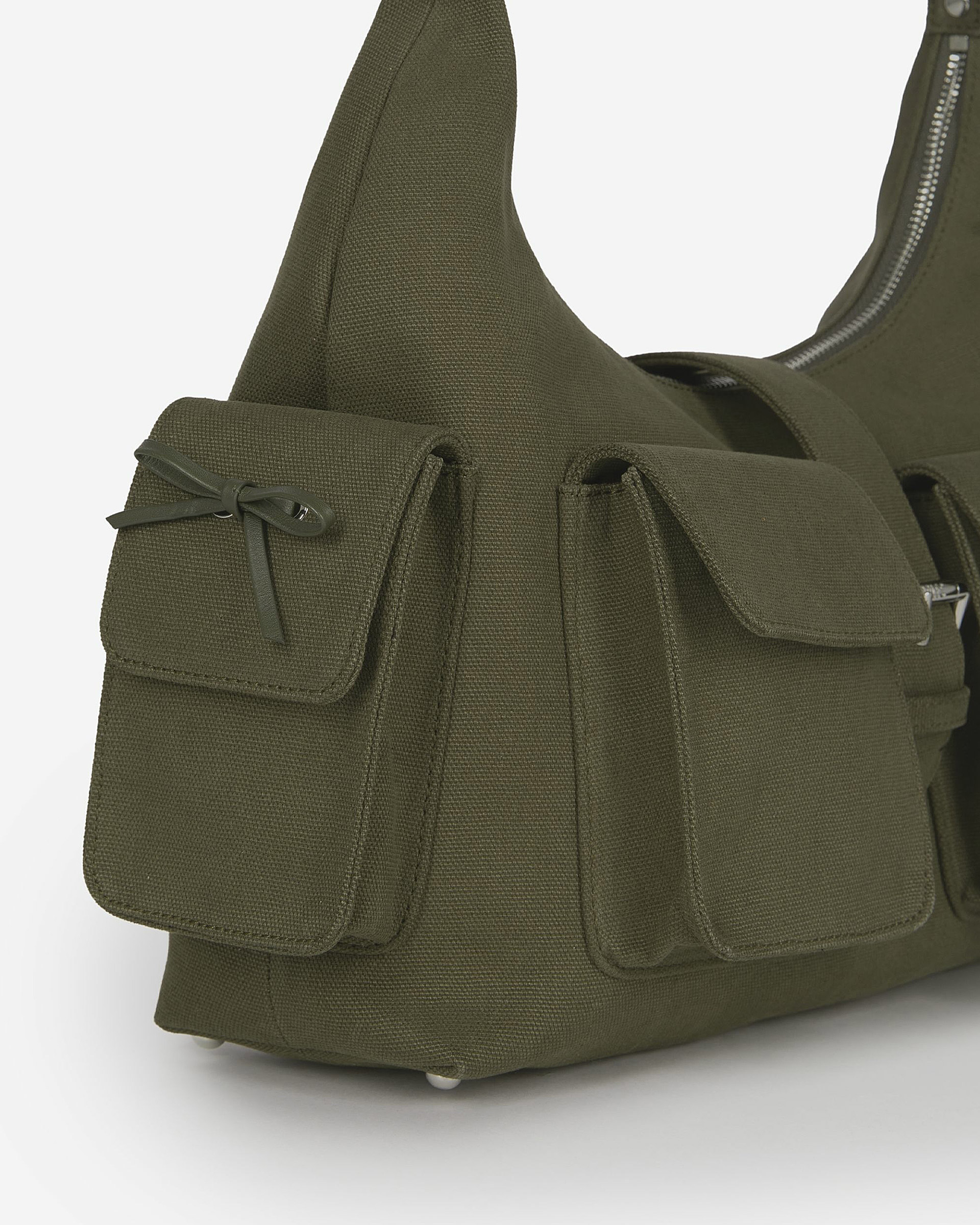 Amelia XL bag in khaki canvas