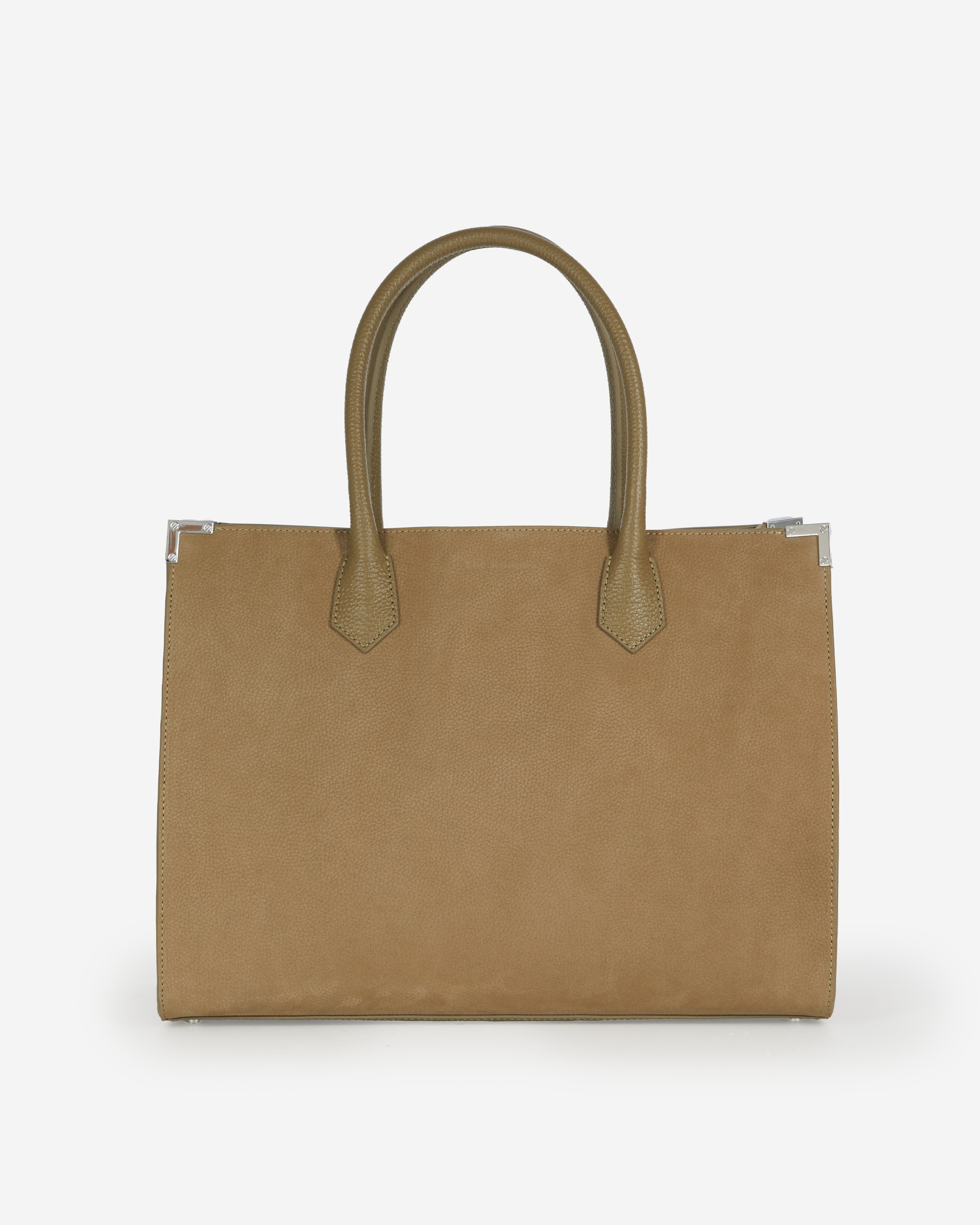 Ming L tote bag grained taupe