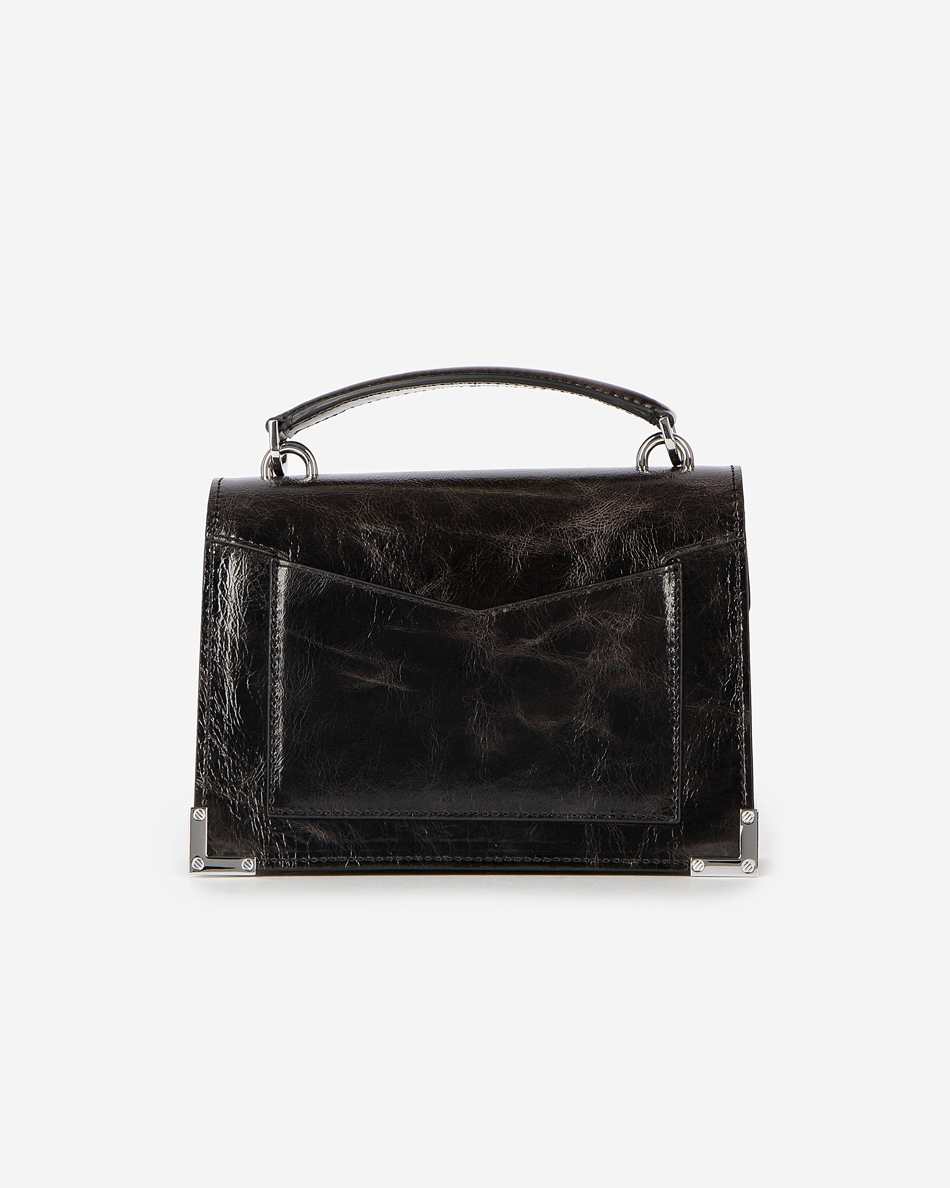 Emily bag in brown cracked leather