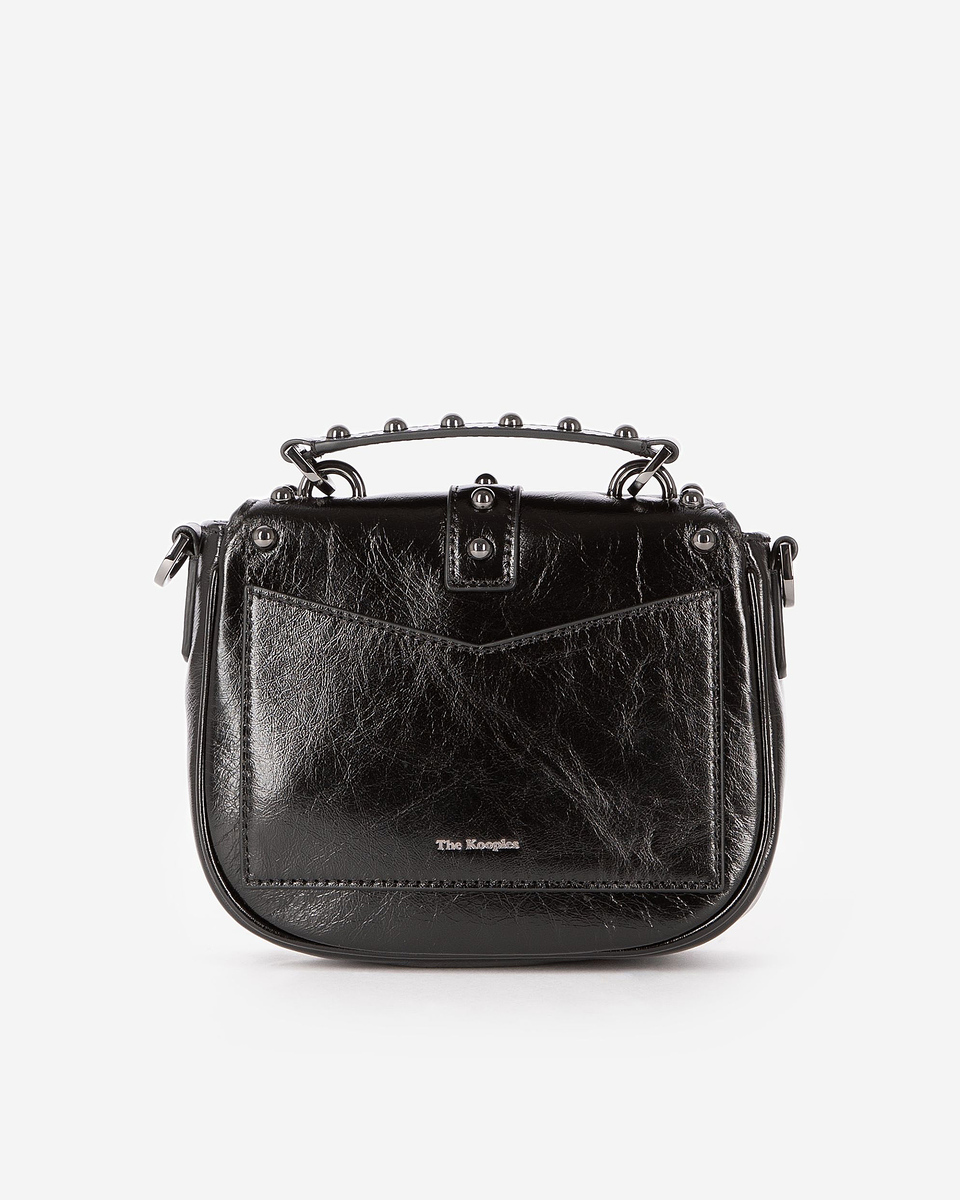 Emily rounded bag with black studs