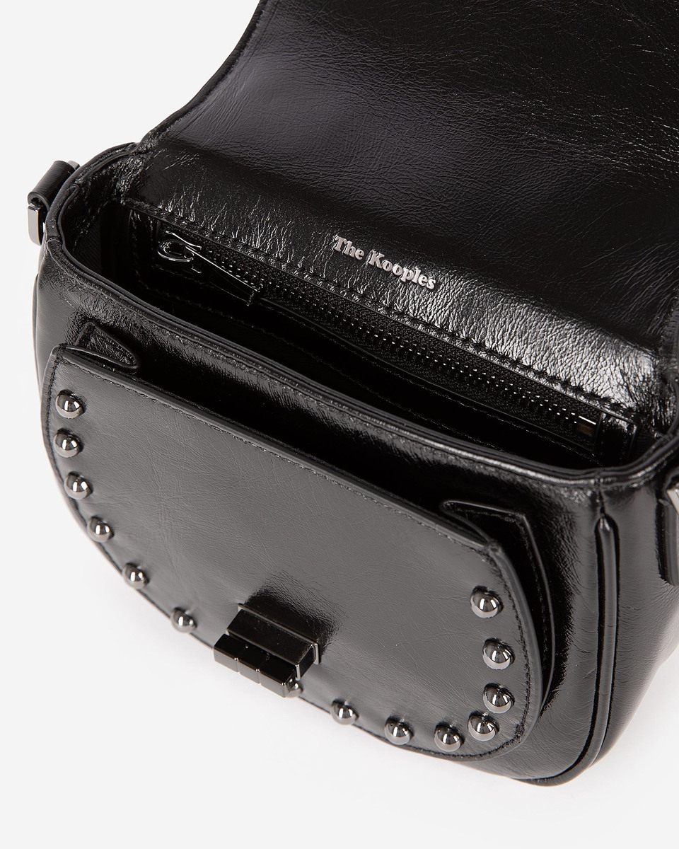 Emily rounded bag with black studs