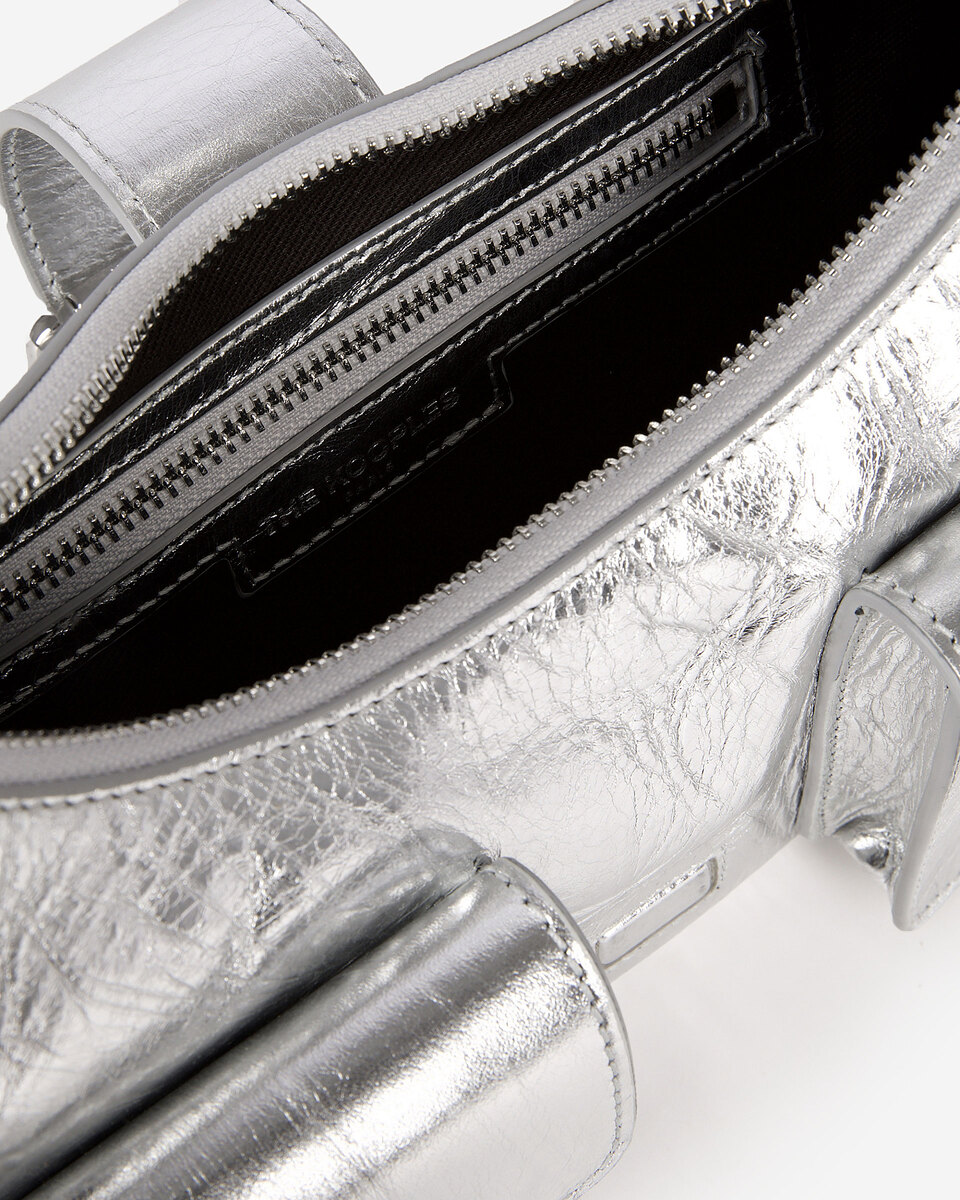 Amelia bag in silver leather