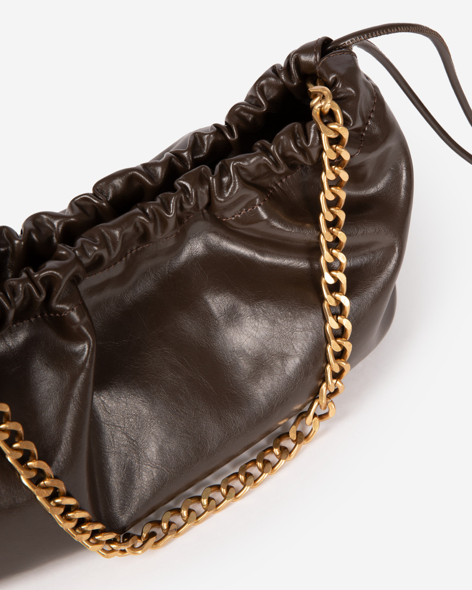 Brown recycled leather Taylor bag