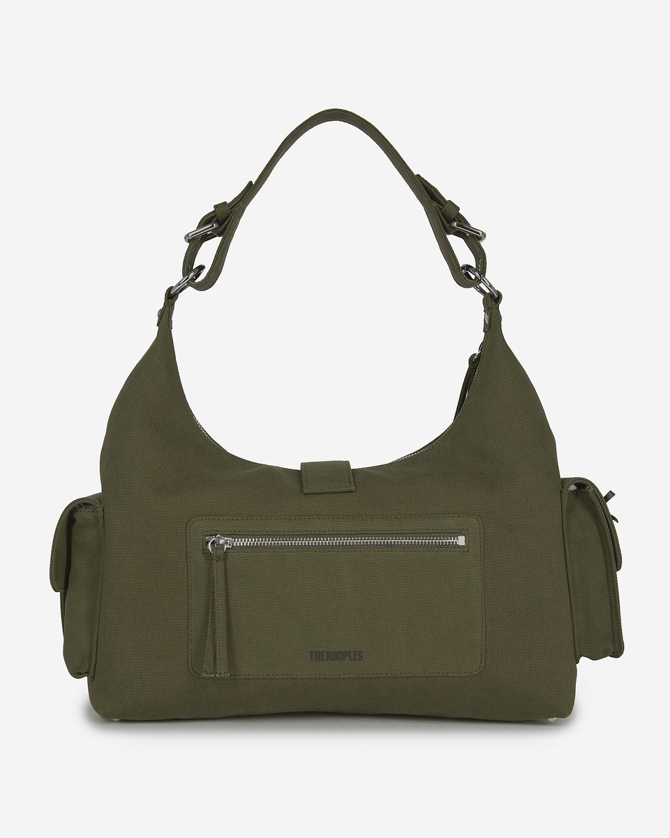 Amelia XL bag in khaki canvas