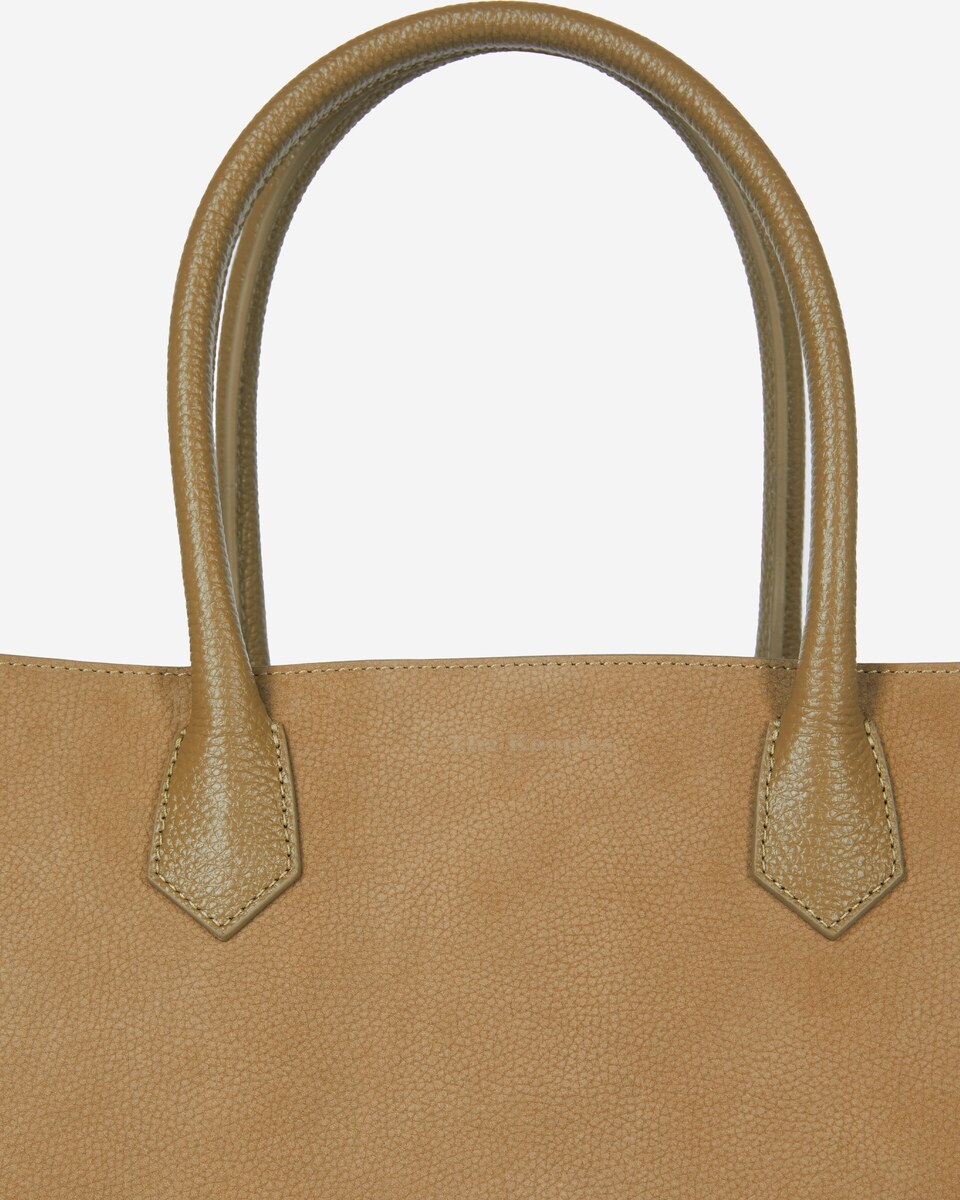 Ming L tote bag grained taupe