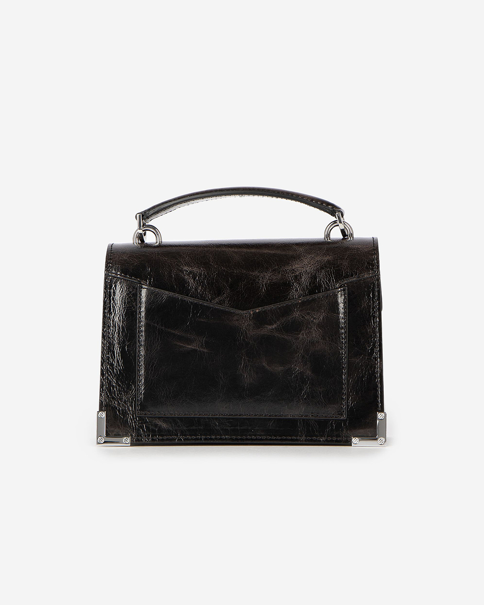 Emily bag in brown cracked leather